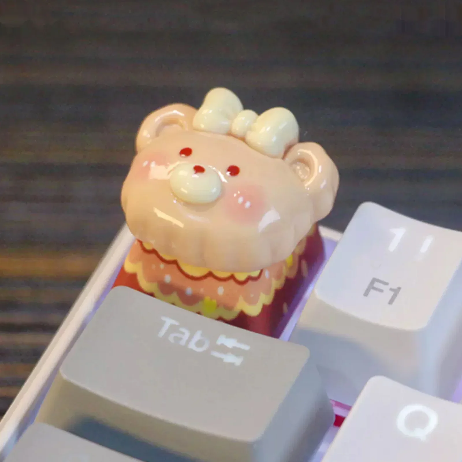 Cute Bear Artisan Keycap - Image 3