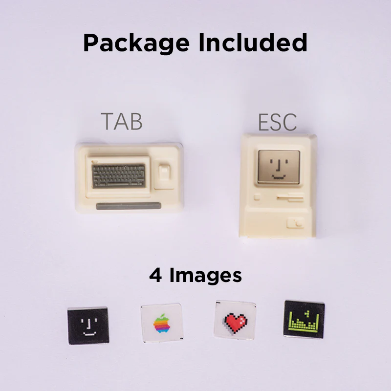 Vintage Computer Artisan Keycap with Interchangeable Displays - Image 12