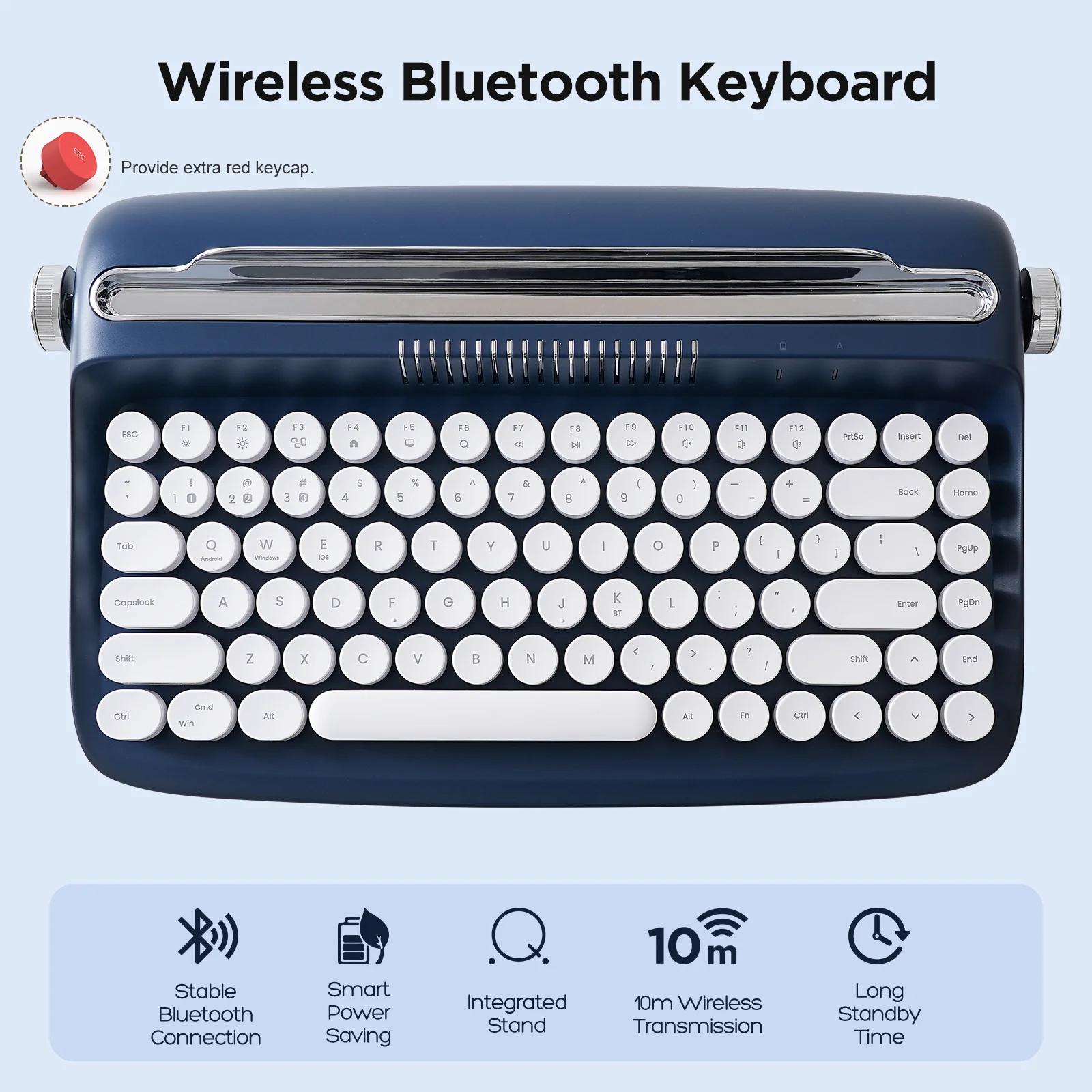 YUNZII ACTTO B303 Wireless Keyboard - Image 6