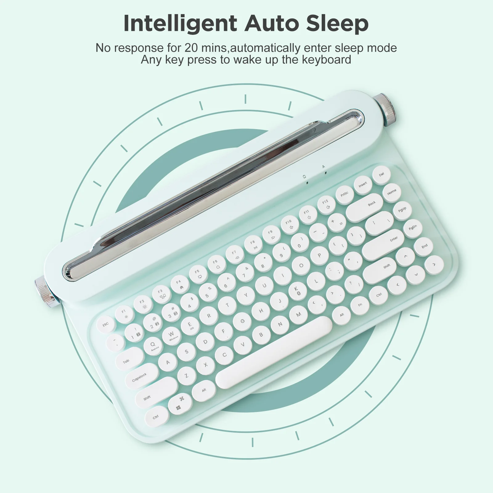 YUNZII ACTTO B305 Wireless Keyboard - Image 4