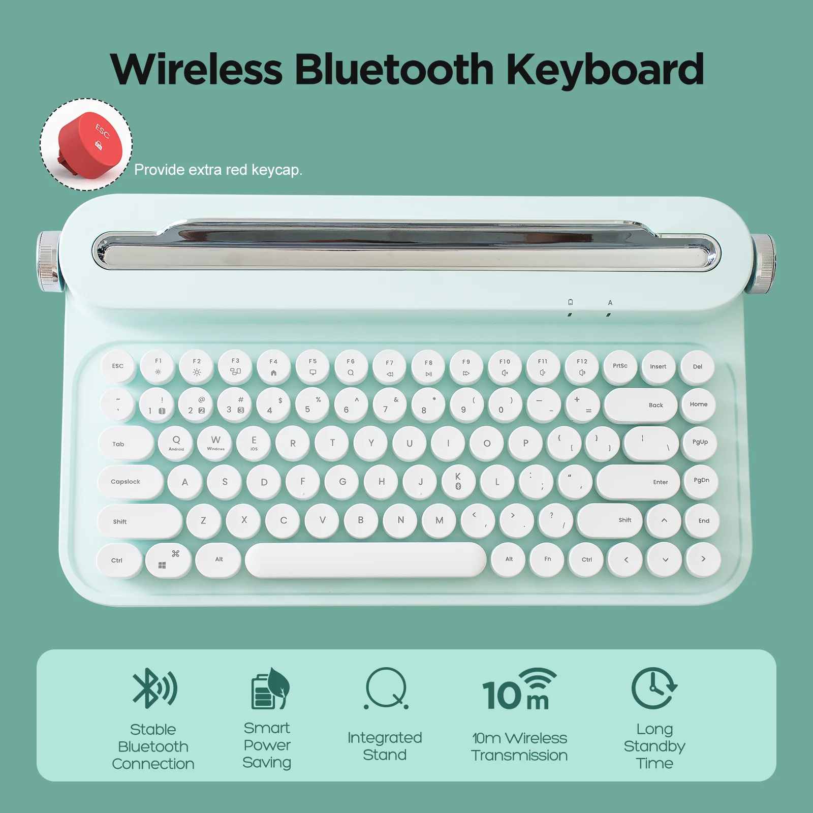 YUNZII ACTTO B305 Wireless Keyboard - Image 7
