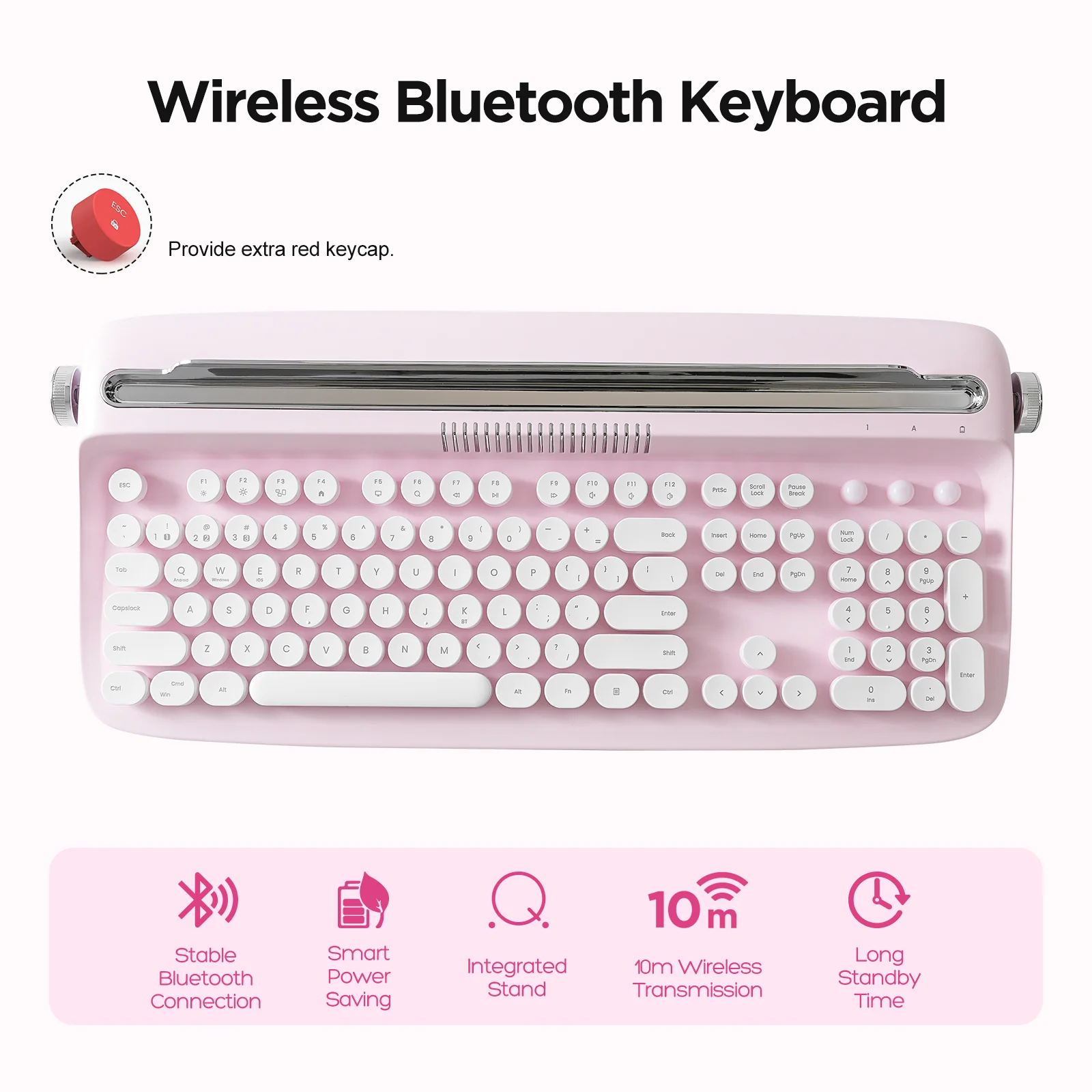 YUNZII ACTTO B503 Wireless Keyboard - Image 7