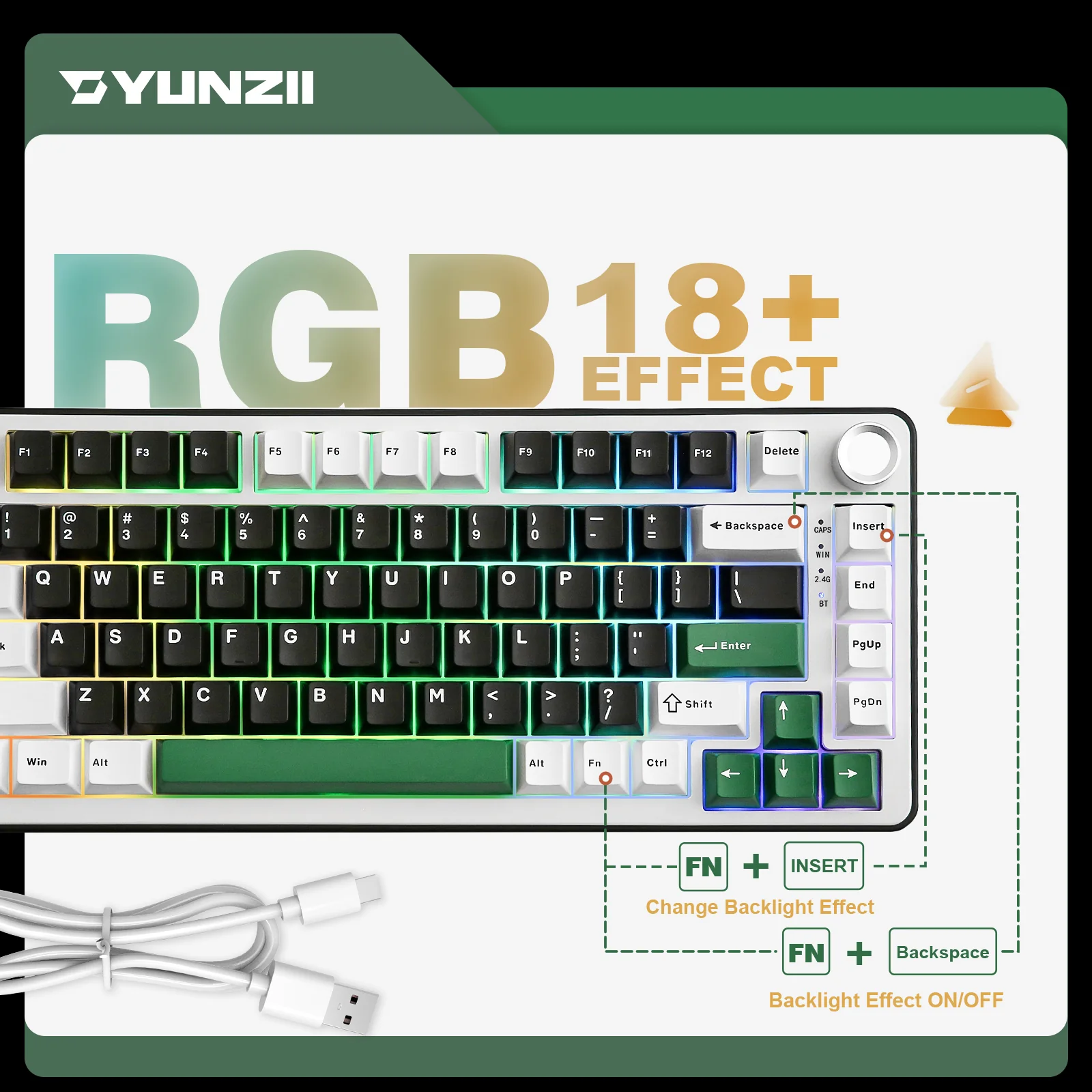 YUNZII B75 Pro Mechanical Keyboard - Image 7