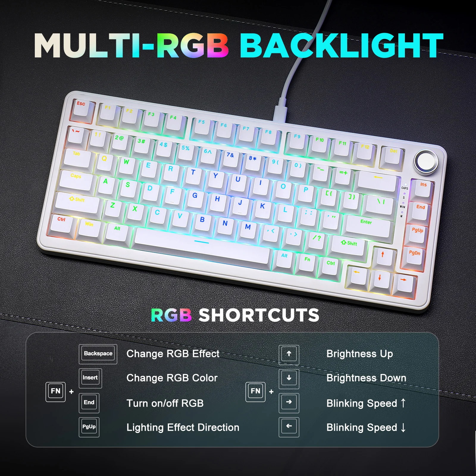 YUNZII B75 Wired RGB Mechanical Keyboard - Image 10