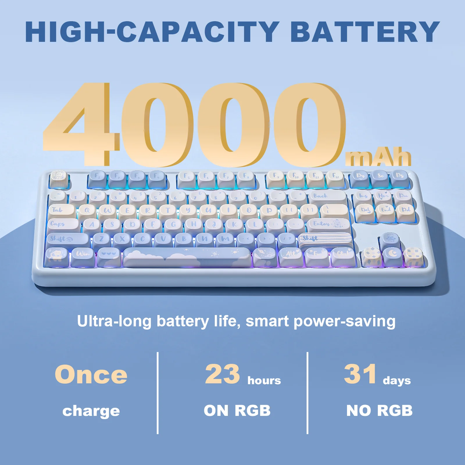 YUNZII B87 QMK/VIA Custom Mechanical Keyboard - Image 10