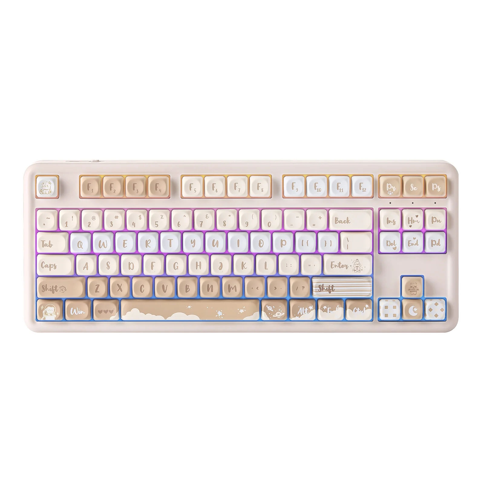 YUNZII B87 QMK/VIA Custom Mechanical Keyboard - Image 13