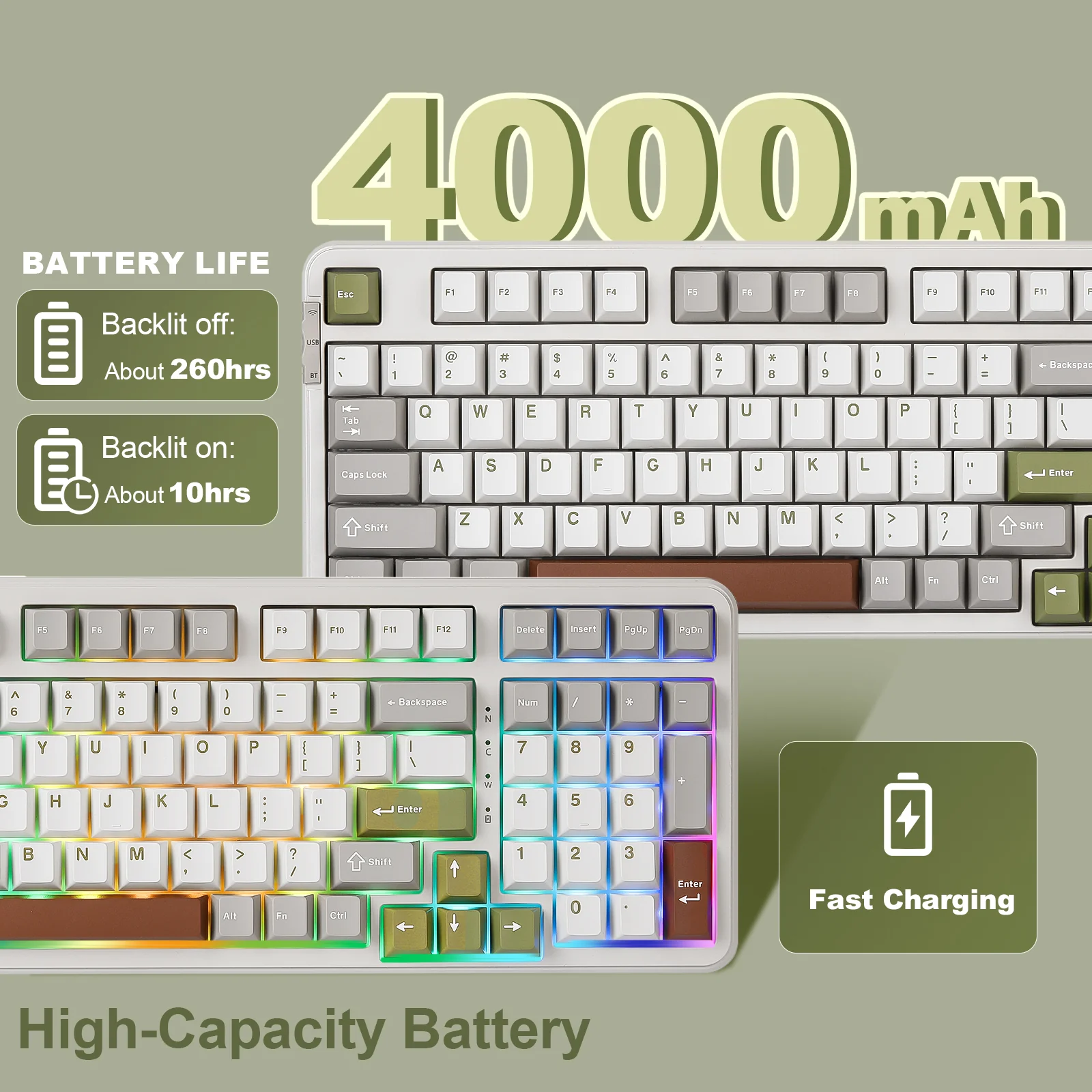 YUNZII B98 Wireless Mechanical Keyboard - Image 12