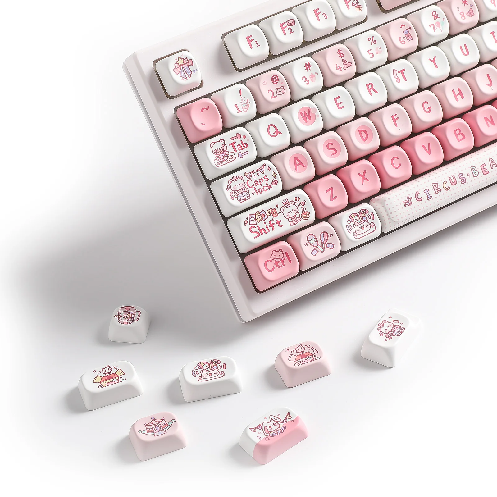 YUNZII Bear Circus MOA Profile Keycap Set - Image 10