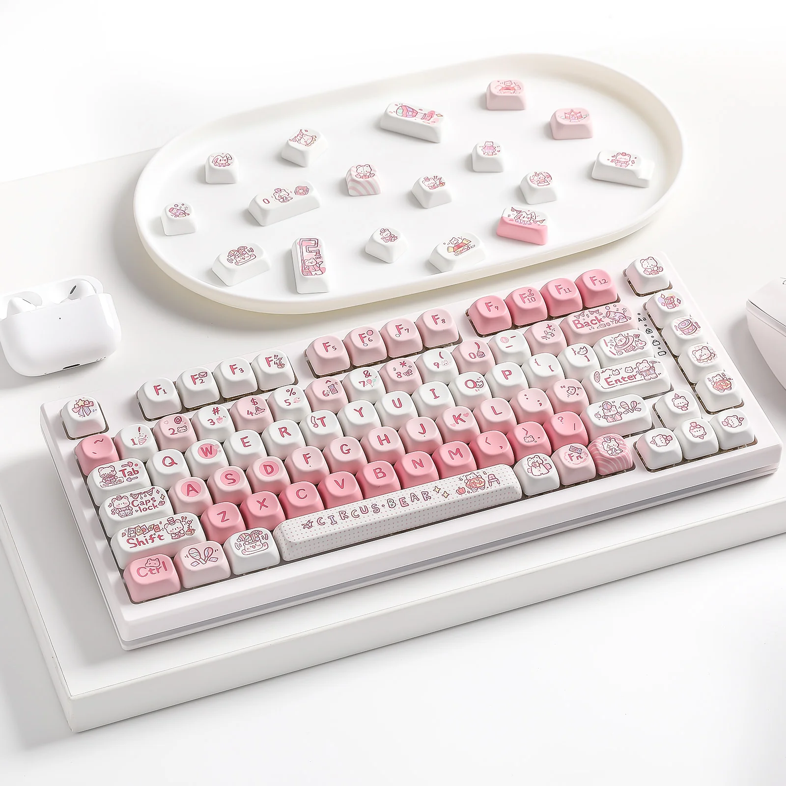 YUNZII Bear Circus MOA Profile Keycap Set - Image 9