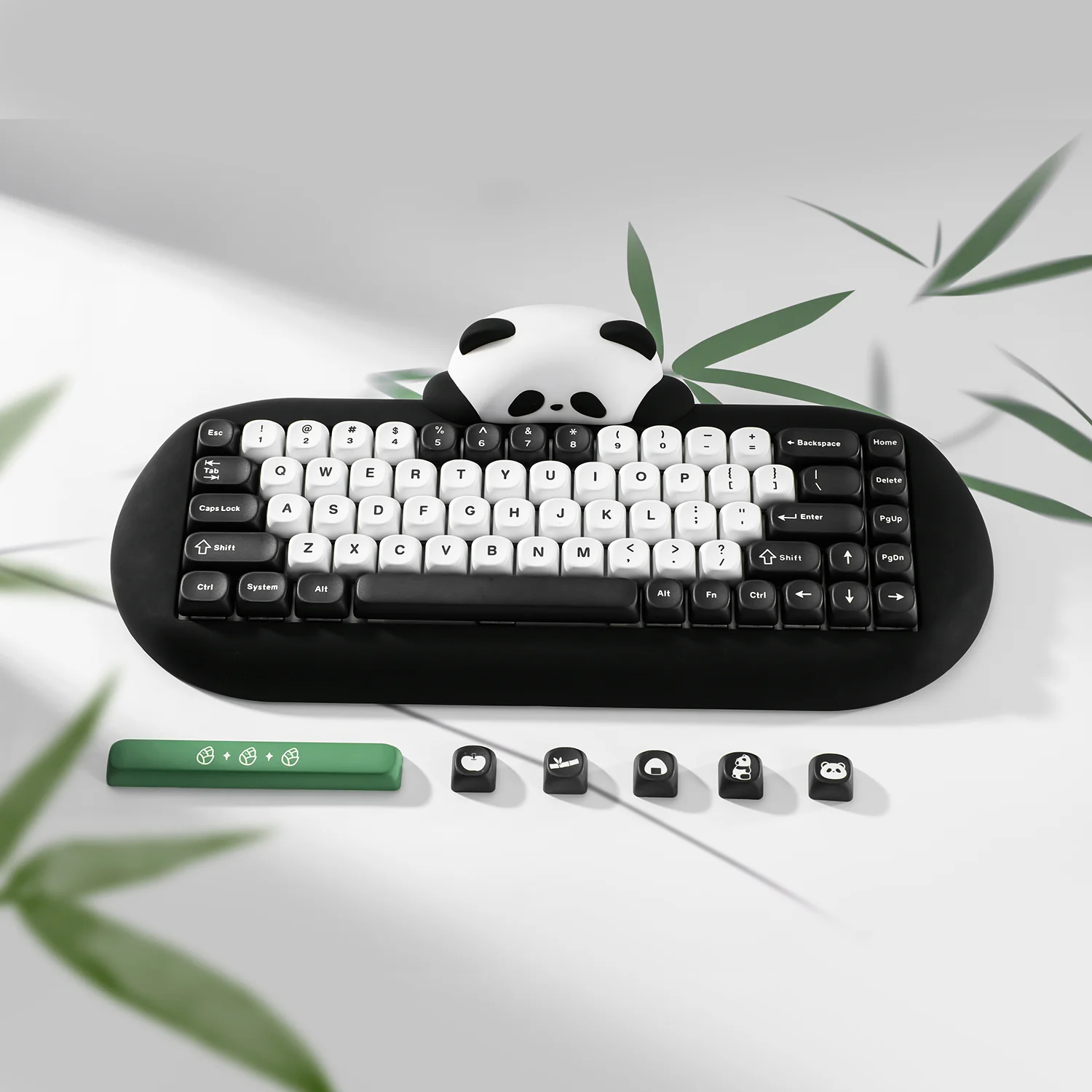 YUNZII C68 Panda Wireless Hi-Fi Mechanical Keyboard - Image 4