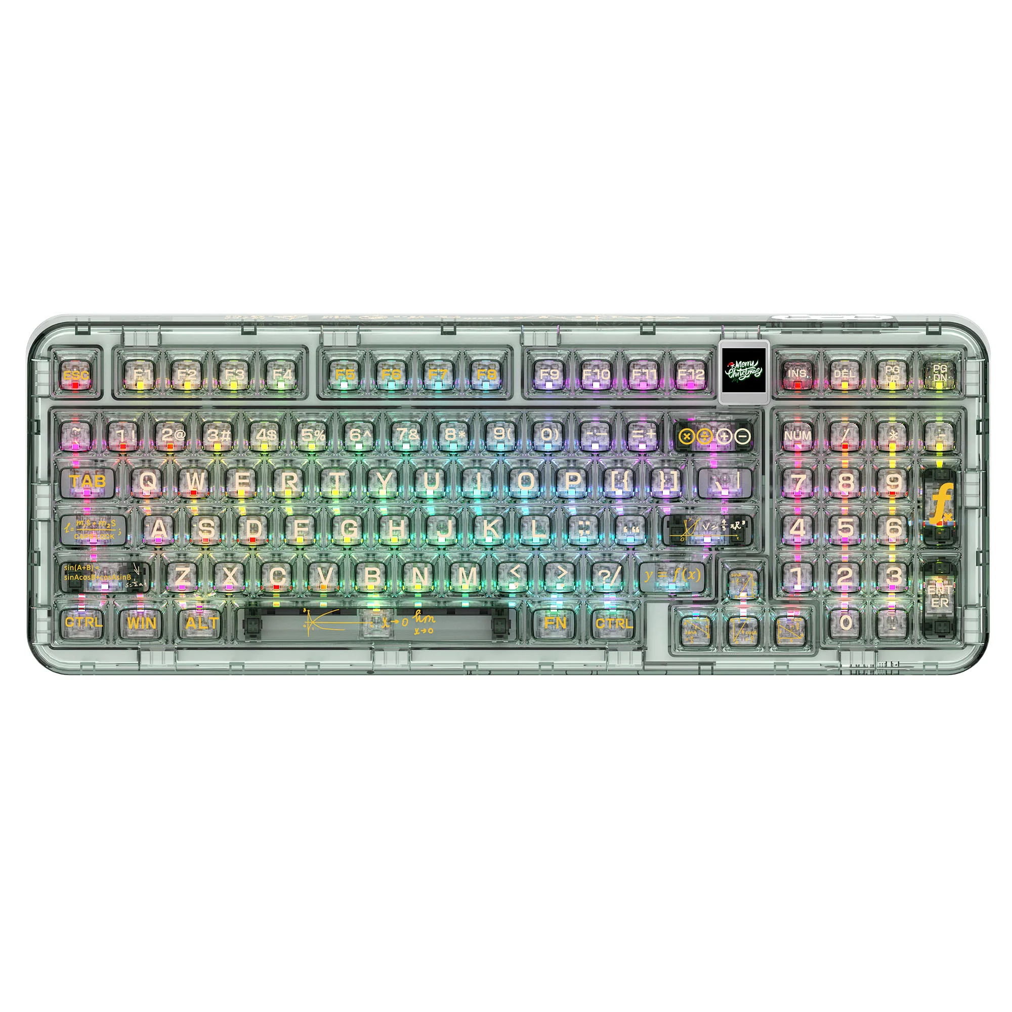 YUNZII CK98 Wireless Hot Swappable OLED Mechanical Keyboard-Math - Image 8