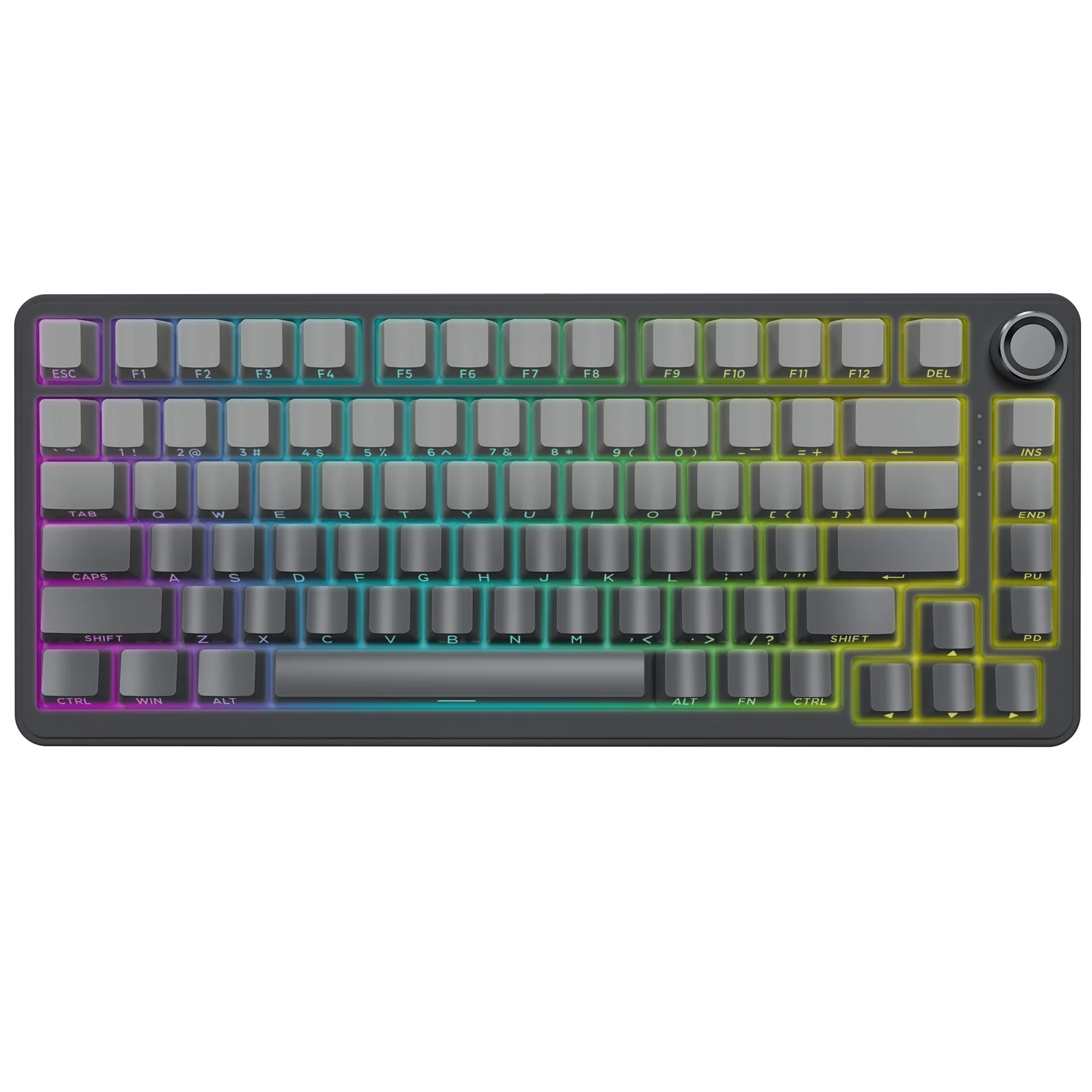 YUNZII Gradient Black Grey Cherry Profile Keycap Set - Image 10