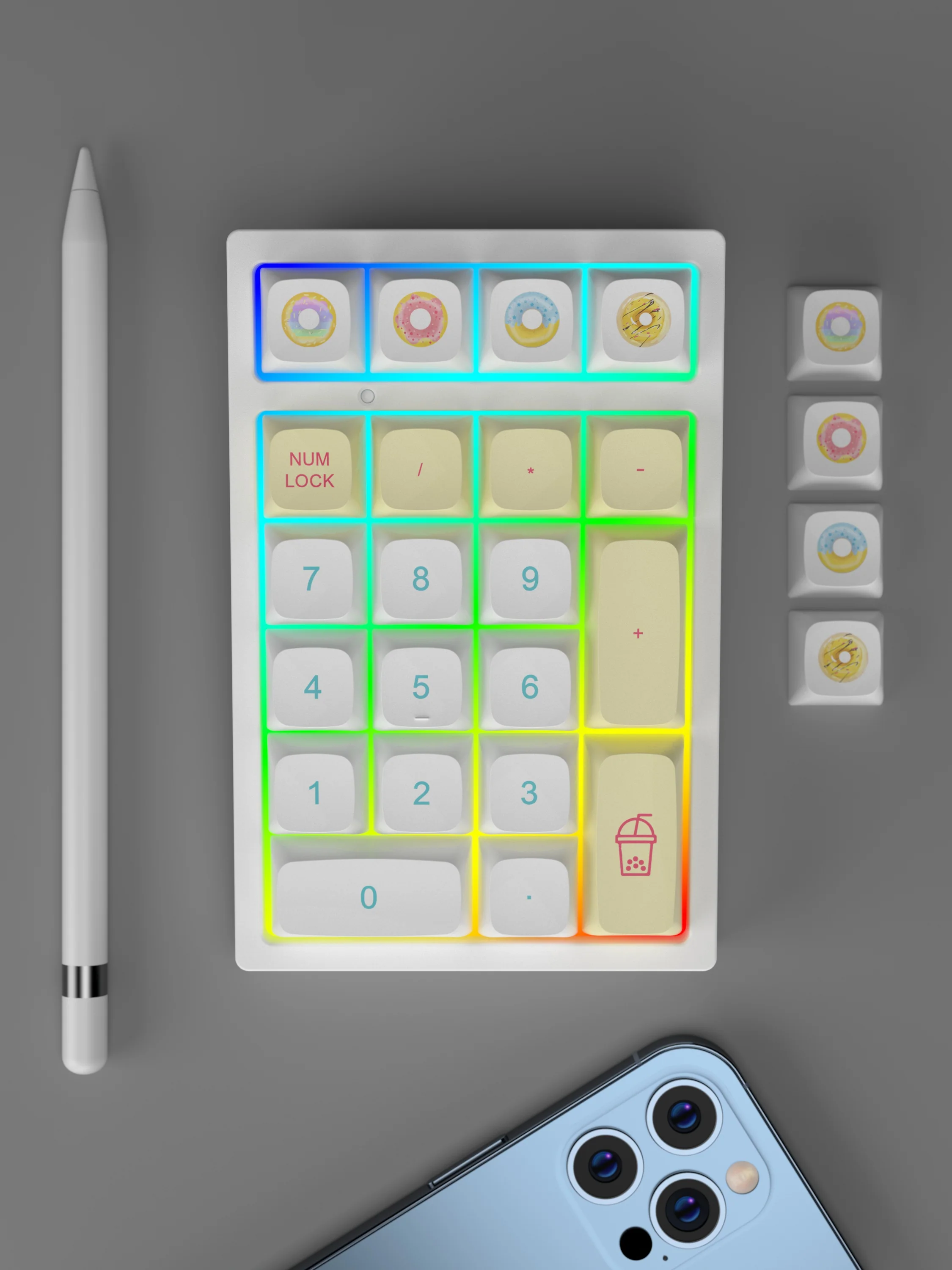 YUNZII YZ21 Macaron Hot Swappable Mechanical Numeric Keypad Num Pad - Image 4