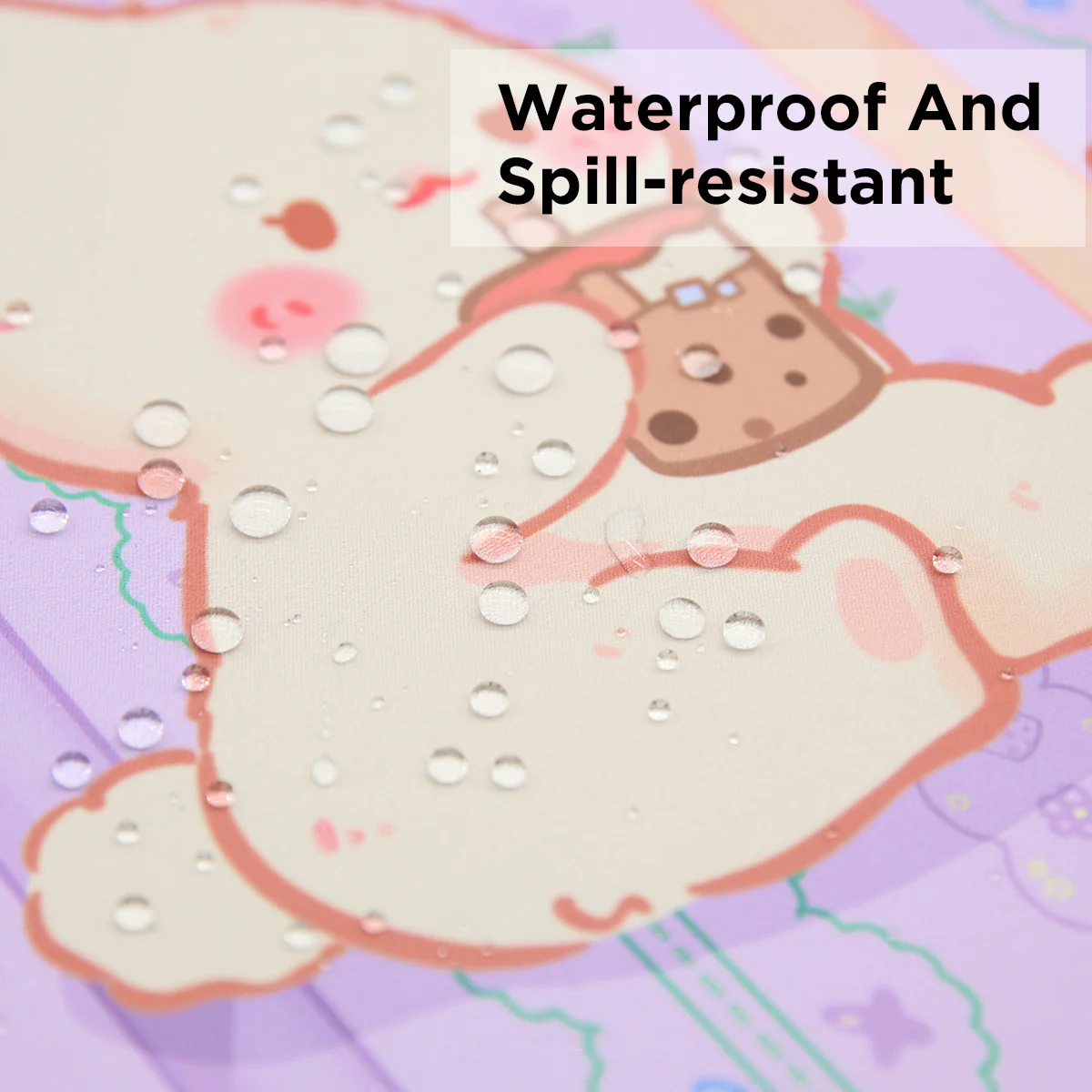 YUNZII Keynovo Mouse Mat Desk Pad- - Rabbit - Image 4