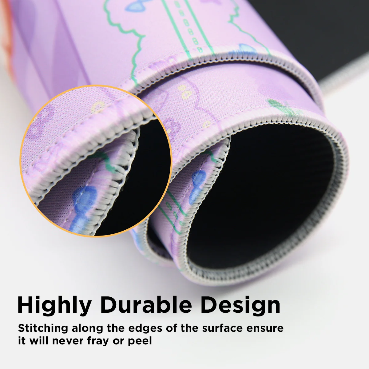 YUNZII Keynovo Mouse Mat Desk Pad- - Rabbit - Image 5