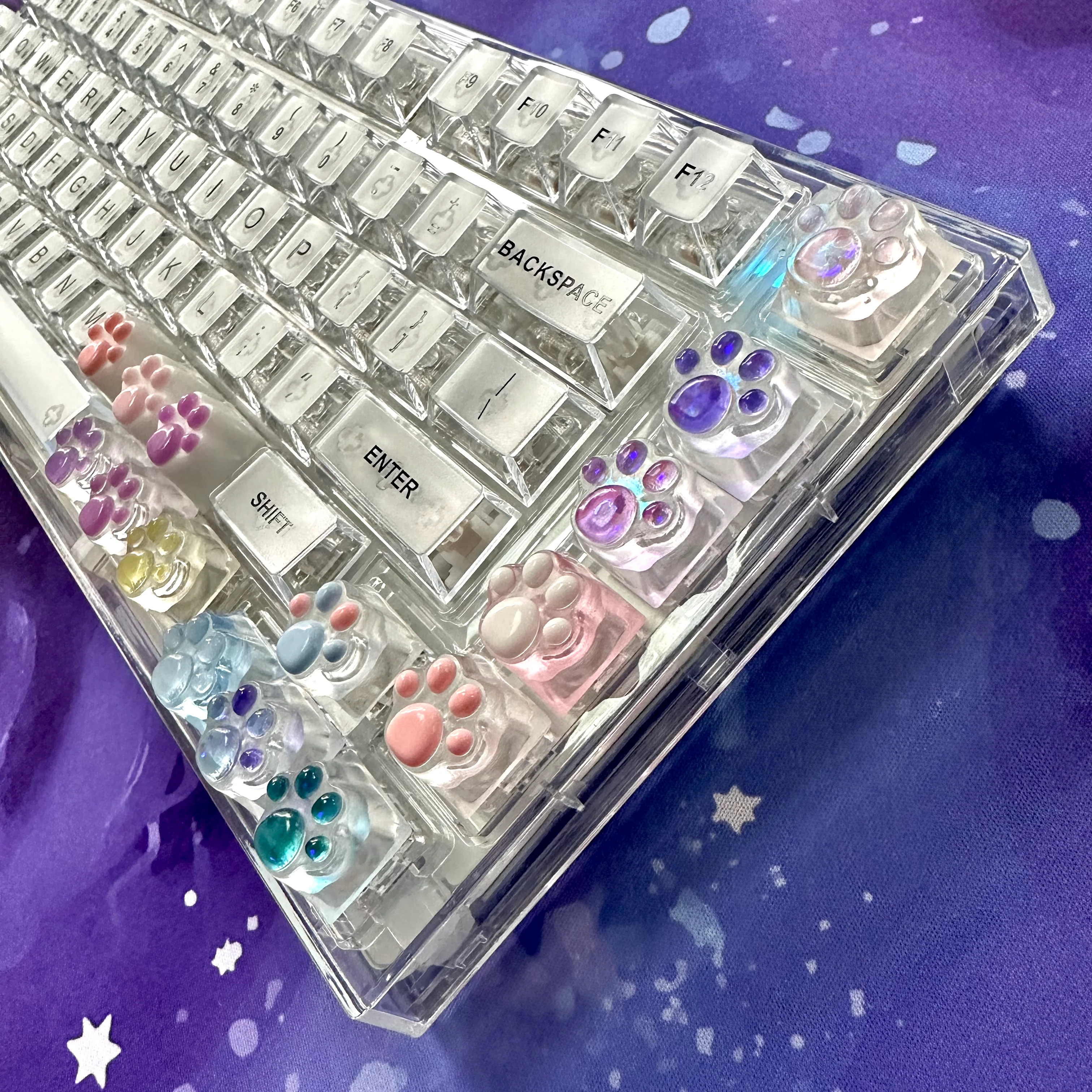 YUNZII Mystery Box - Handmade Kitty Paw Keycap - Image 3