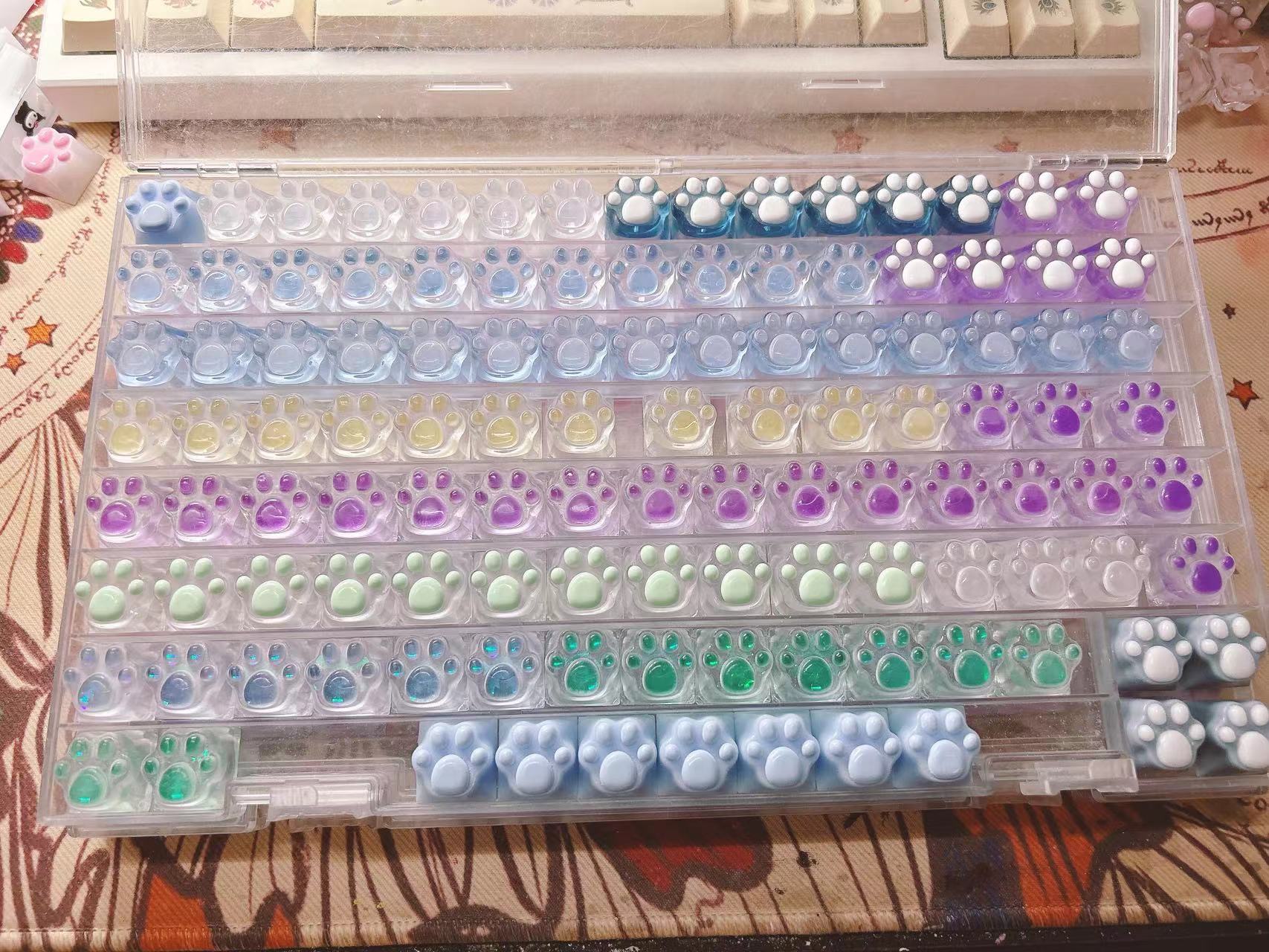 YUNZII Mystery Box - Handmade Kitty Paw Keycap - Image 4