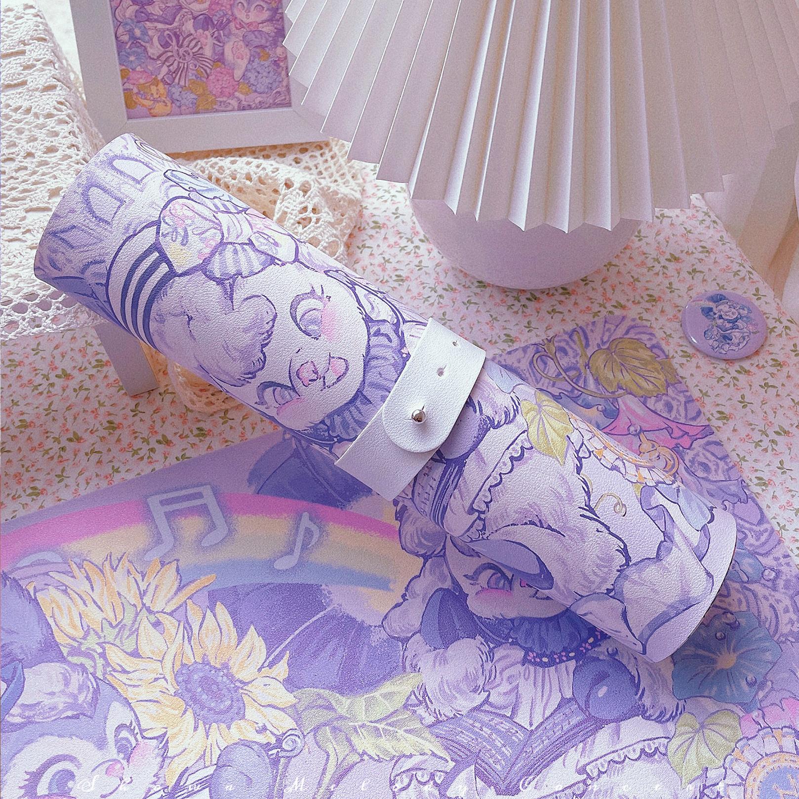 YUNZII PU Desk Pad Mouse Mat - Animal Party - Image 3