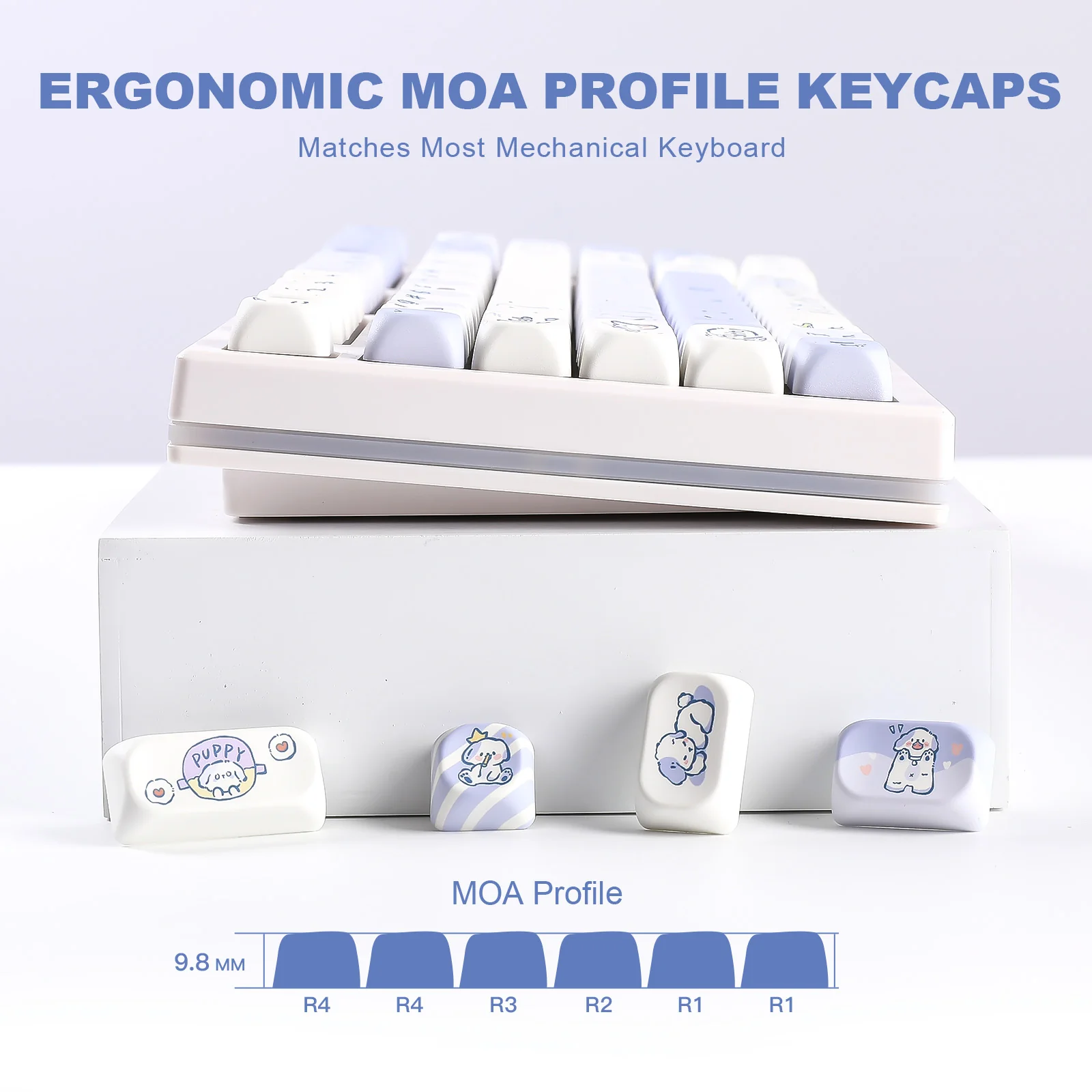 YUNZII Puppy Love MOA Profile Keycap Set - Image 5