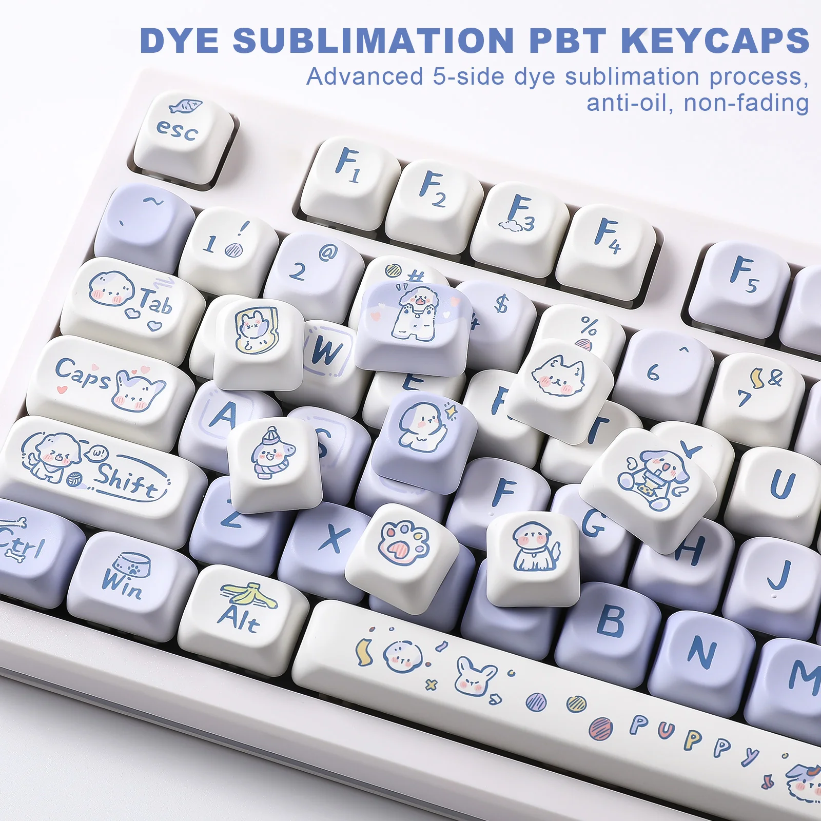 YUNZII Puppy Love MOA Profile Keycap Set - Image 6