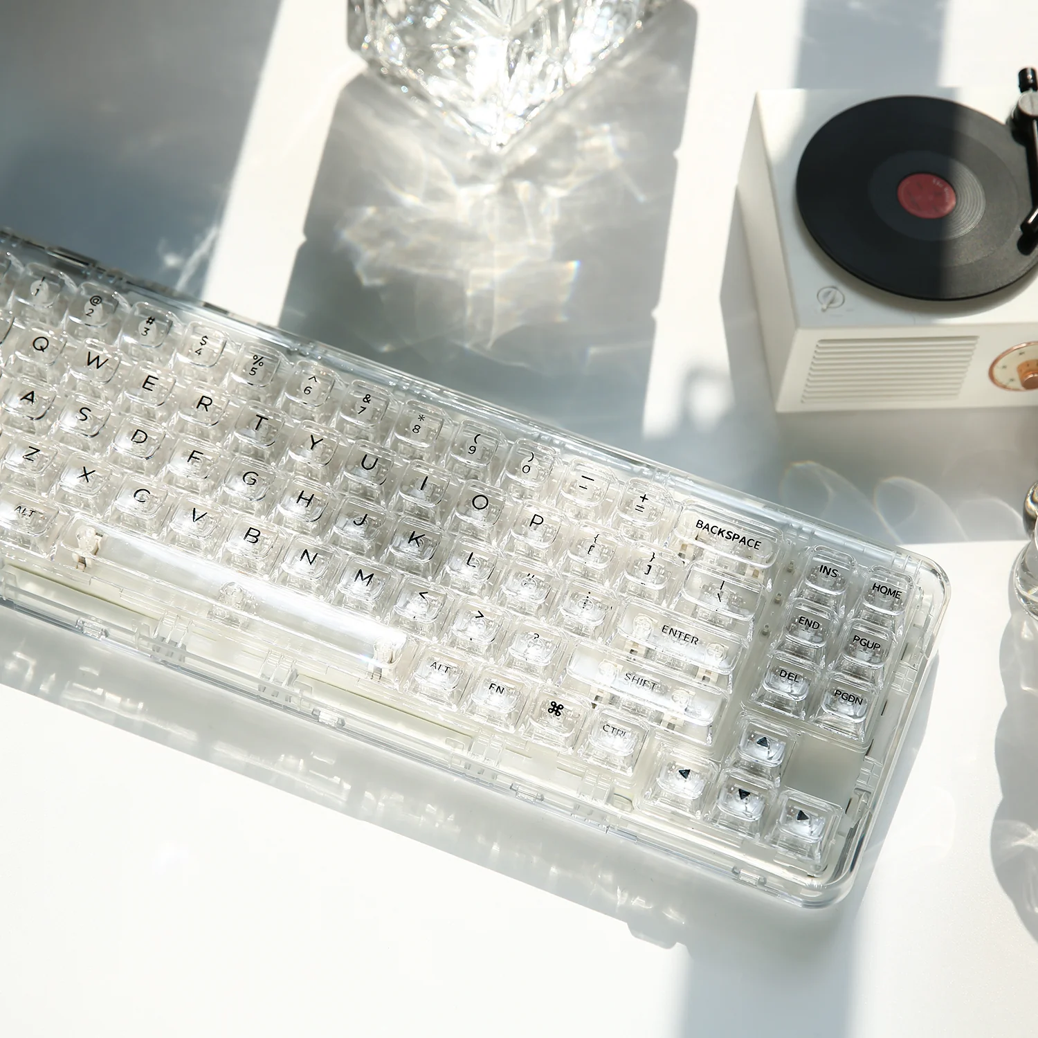 YUNZII X71 Transparent Wireless Gasket Mechanical Keyboard - Image 10