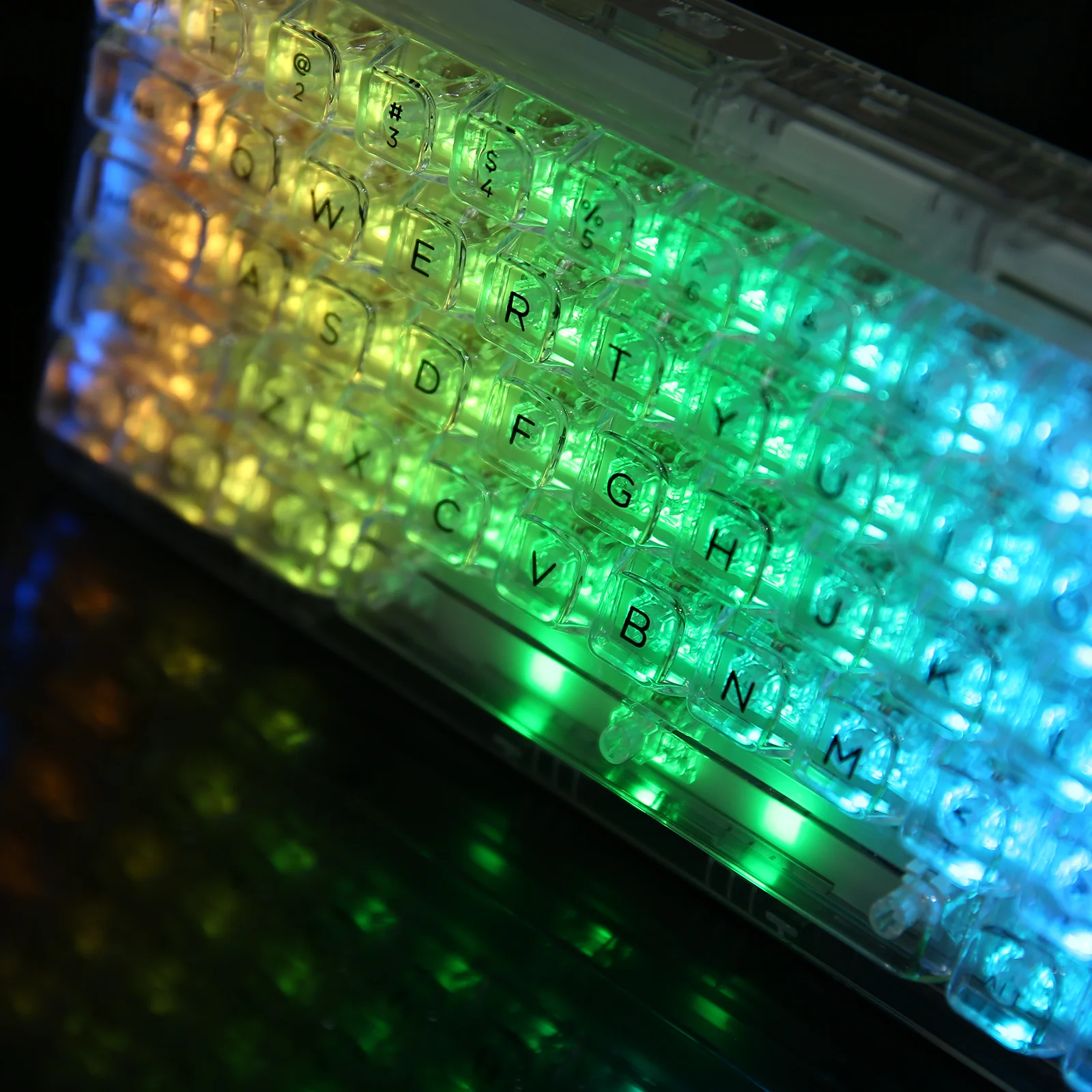 YUNZII X71 Transparent Wireless Gasket Mechanical Keyboard - Image 7