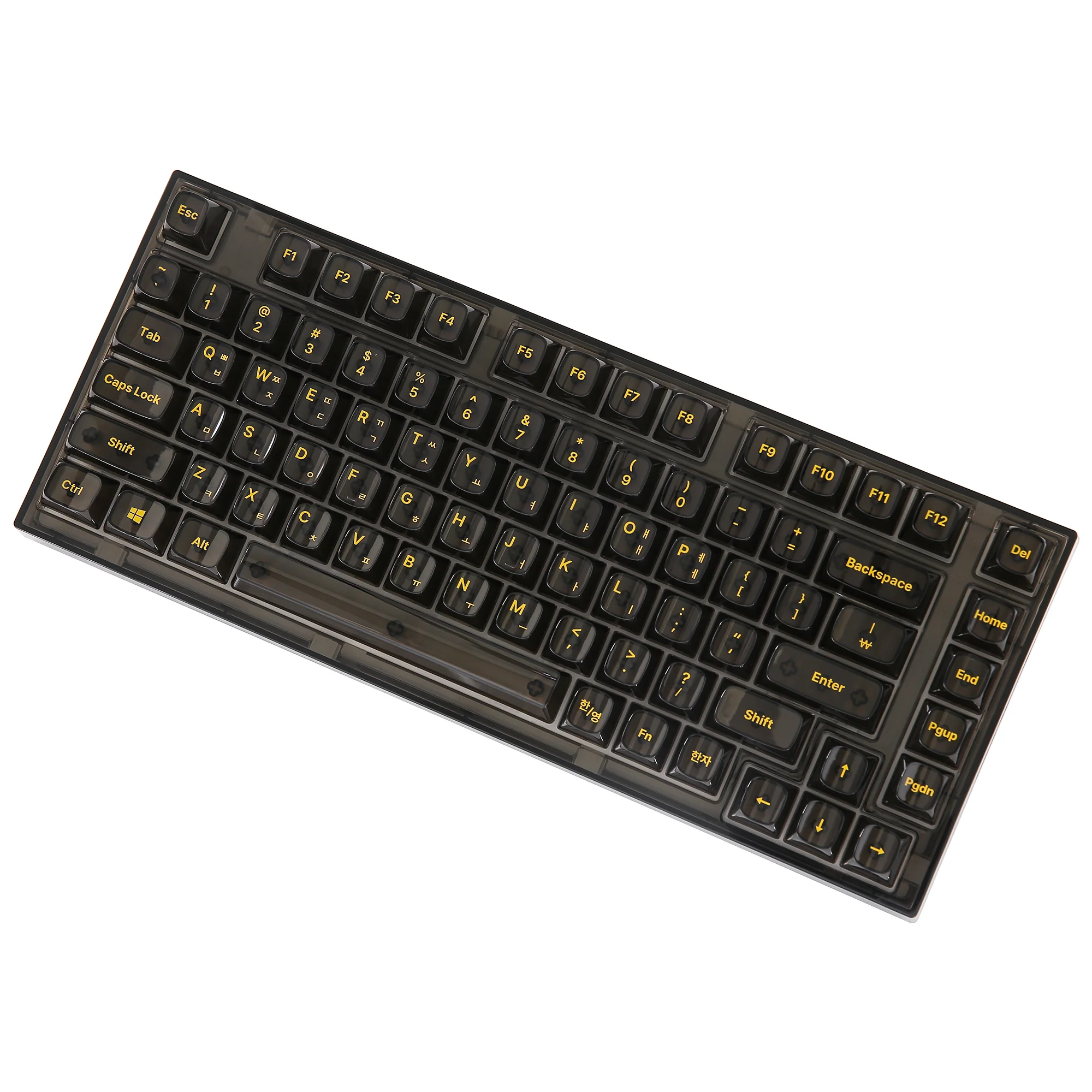 YUNZII X75 82 Keys Wired Hot Swappable Gasket Transparent Mechanical Keyboard - Image 15