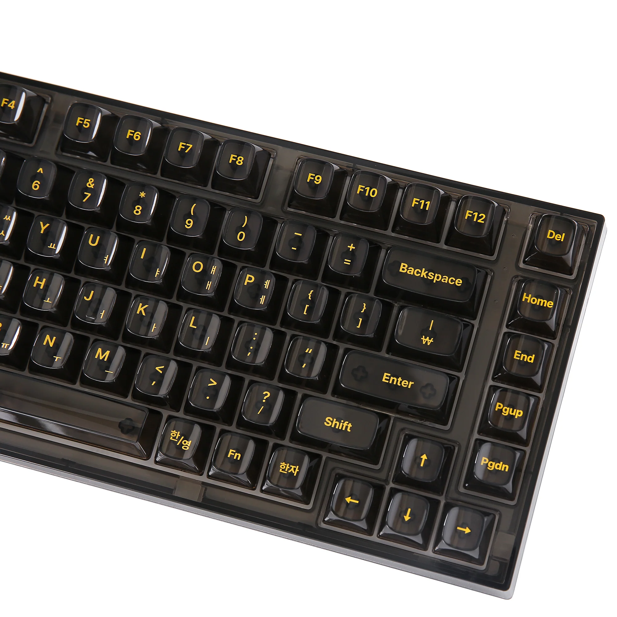 YUNZII X75 82 Keys Wired Hot Swappable Gasket Transparent Mechanical Keyboard - Image 19