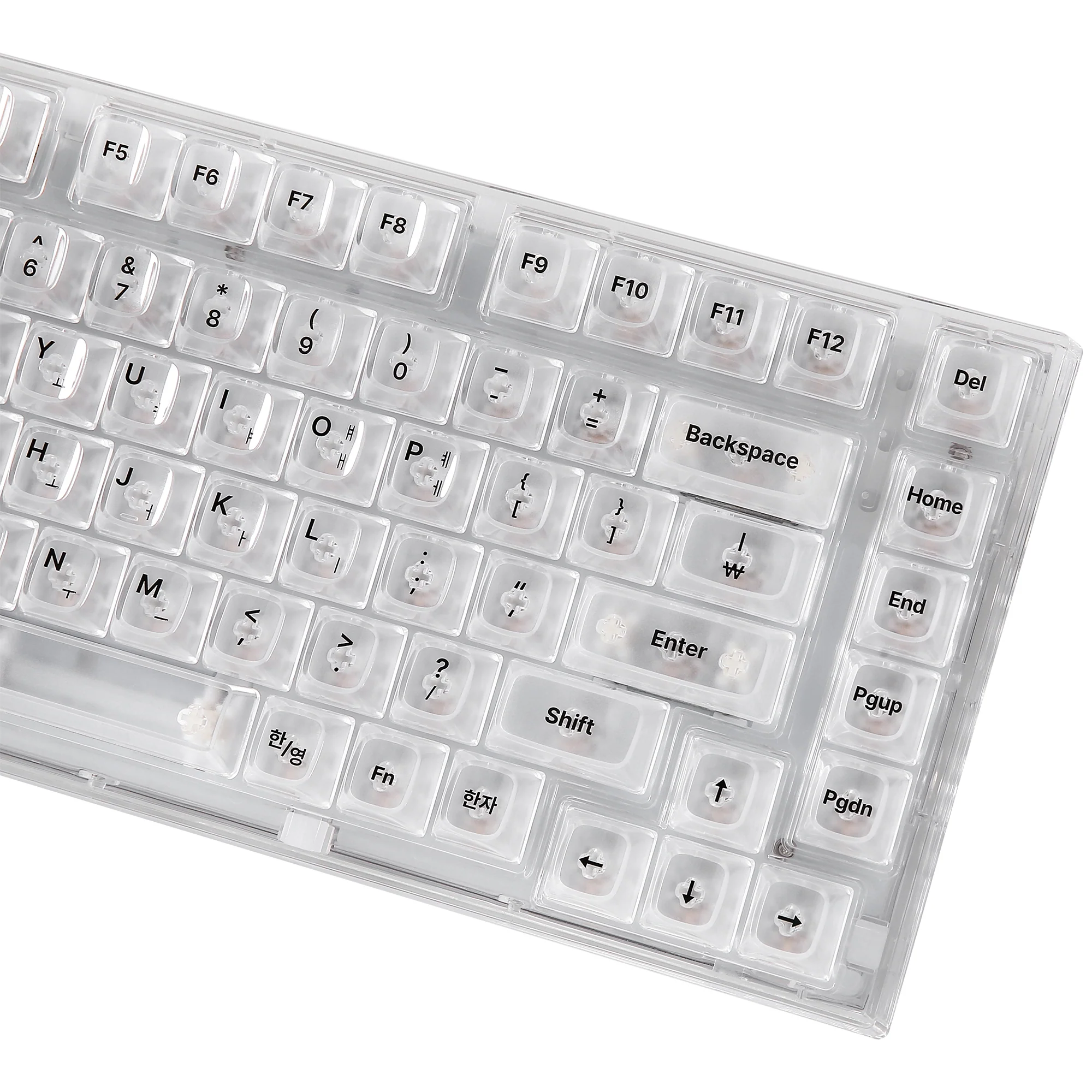 YUNZII X75 82 Keys Wired Hot Swappable Gasket Transparent Mechanical Keyboard - Image 20