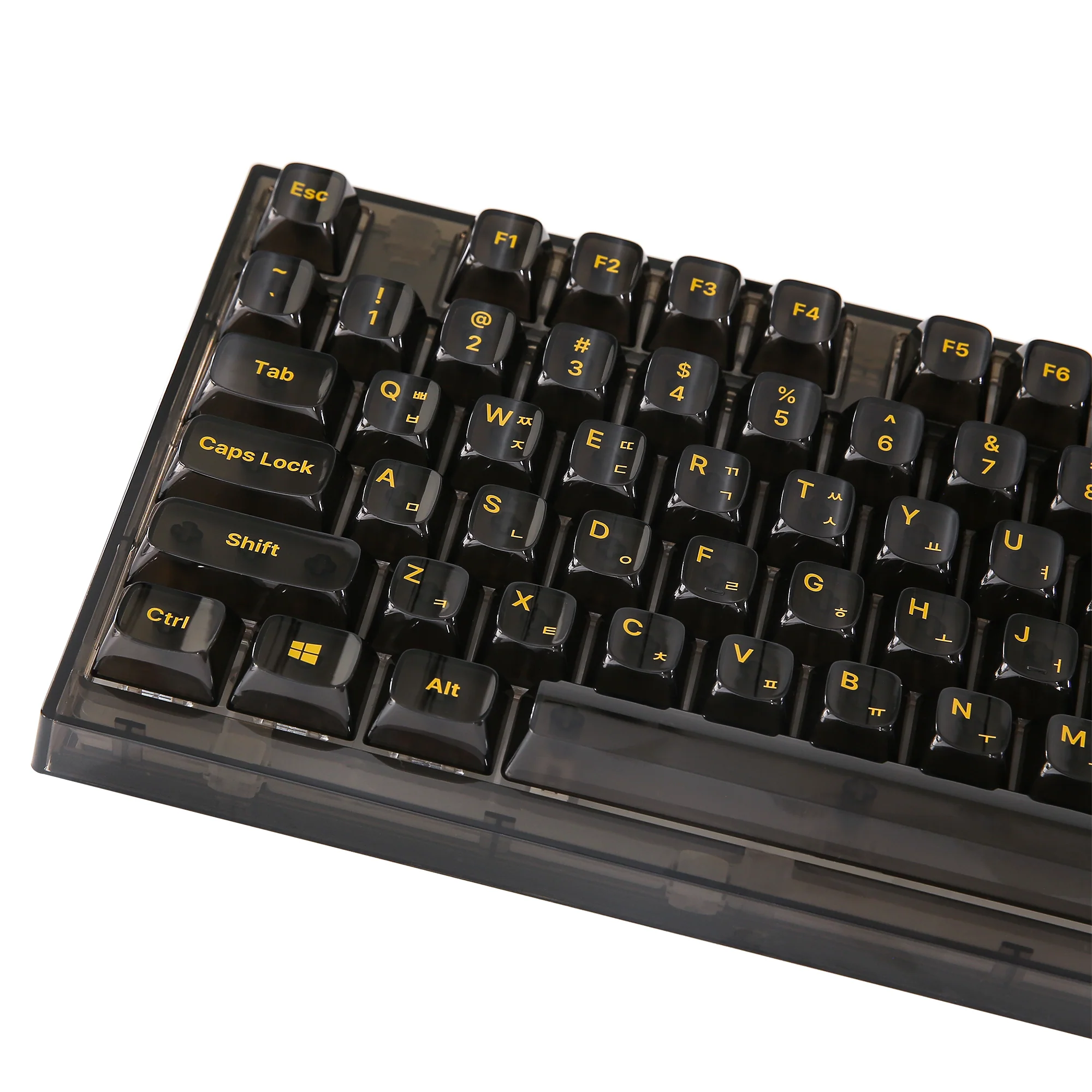 YUNZII X75 82 Keys Wired Hot Swappable Gasket Transparent Mechanical Keyboard - Image 21