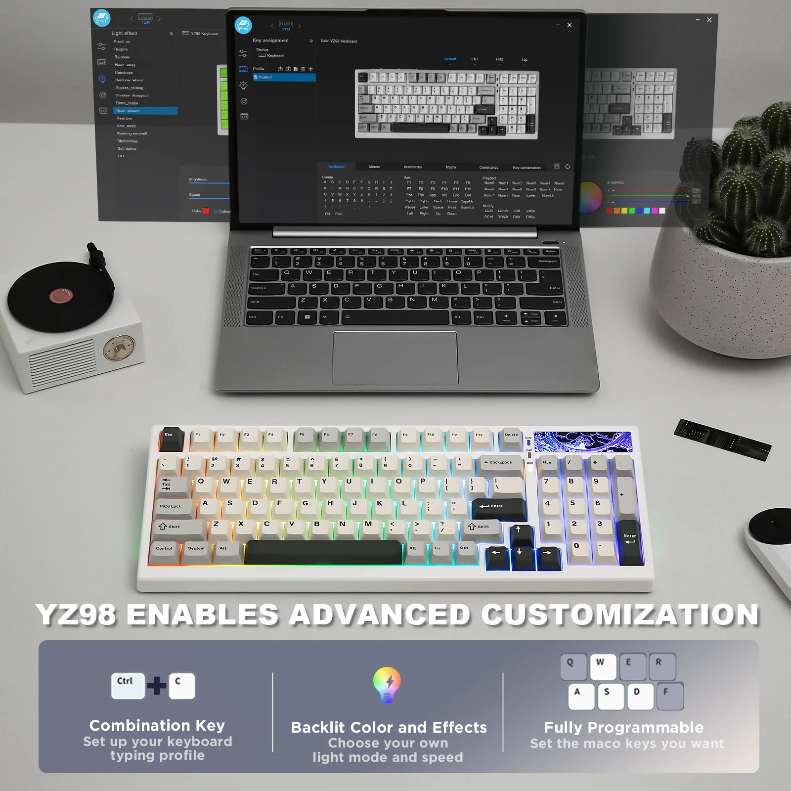 YUNZII YZ98 Mechanical Gaming Keyboard - Image 6