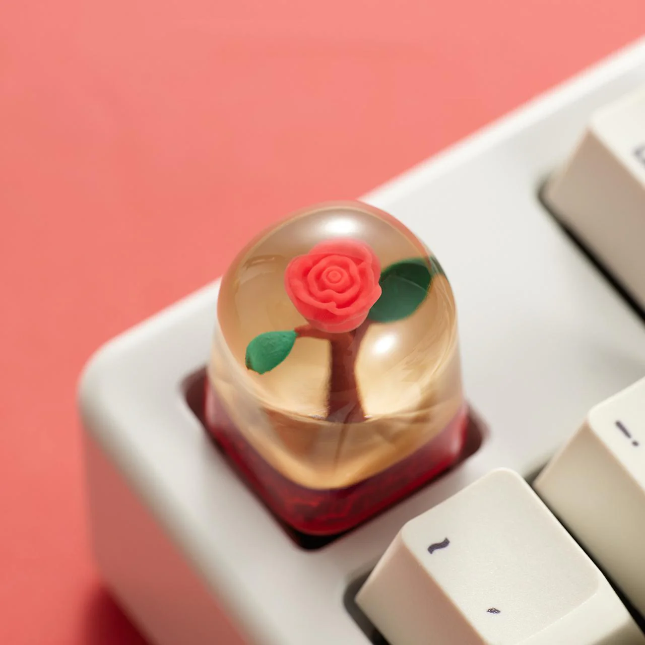 YUNZII ZOMO LA Rose Artisan Keycap - Image 3