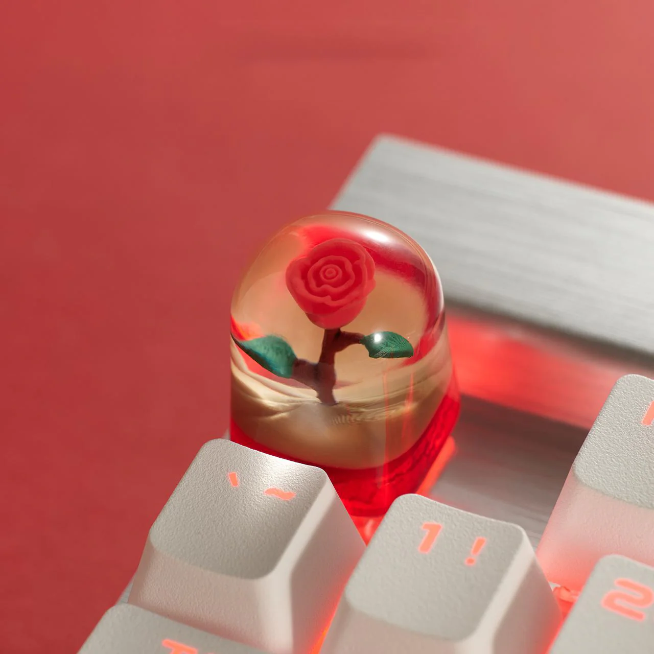 YUNZII ZOMO LA Rose Artisan Keycap - Image 7