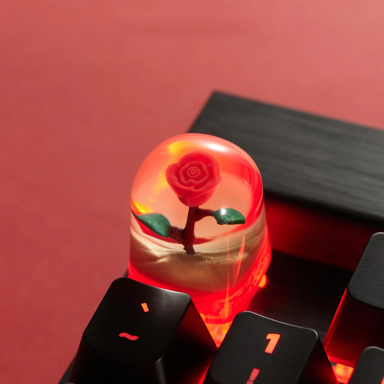 YUNZII ZOMO LA Rose Artisan Keycap - Image 8