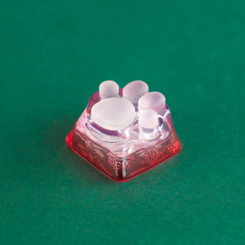 YUNZII ZOMO SHINE THROUGH KITTY PAW ARTISAN KEYCAP - Image 12