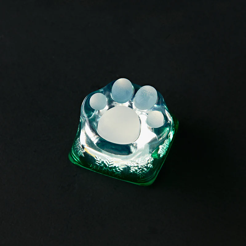 YUNZII ZOMO SHINE THROUGH KITTY PAW ARTISAN KEYCAP - Image 15