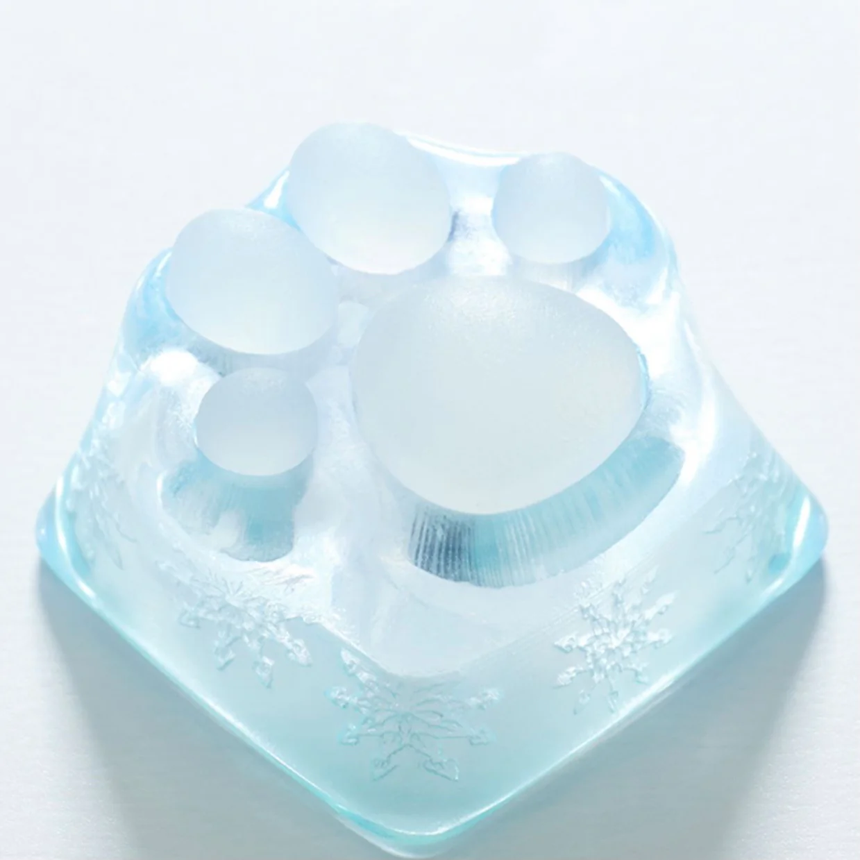 YUNZII ZOMO SHINE THROUGH KITTY PAW ARTISAN KEYCAP - Image 4