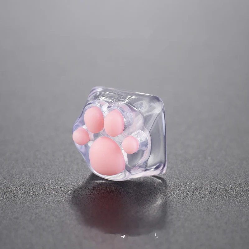 YUNZII ZOMO SHINE THROUGH KITTY PAW ARTISAN KEYCAP - Image 9